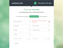 Tablet Screenshot of mediavet.com